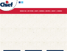 Tablet Screenshot of chiefmarkets.com